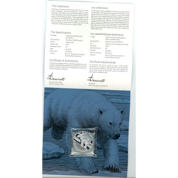 $50 fine silver dollar