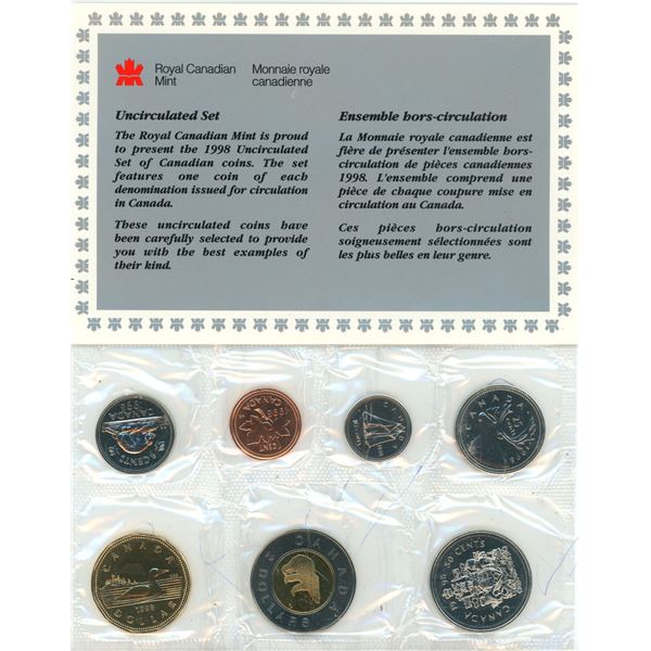 1998 uncirculated coin set