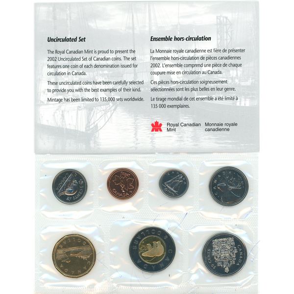 2002 uncirculated coin set