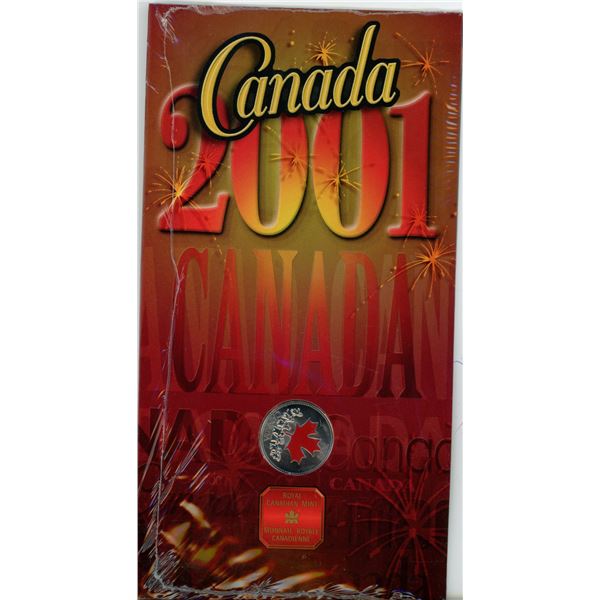 canadian 2001 25-cent coin