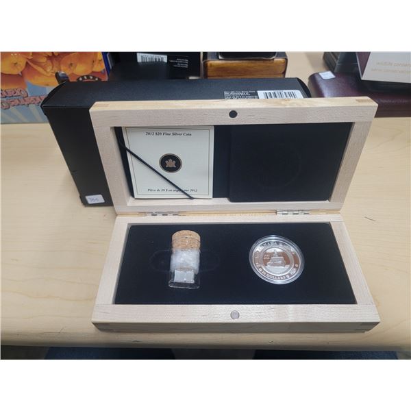 2012 $20 Fine Silver Coin - 50th Anniversary of Coast Guard Service