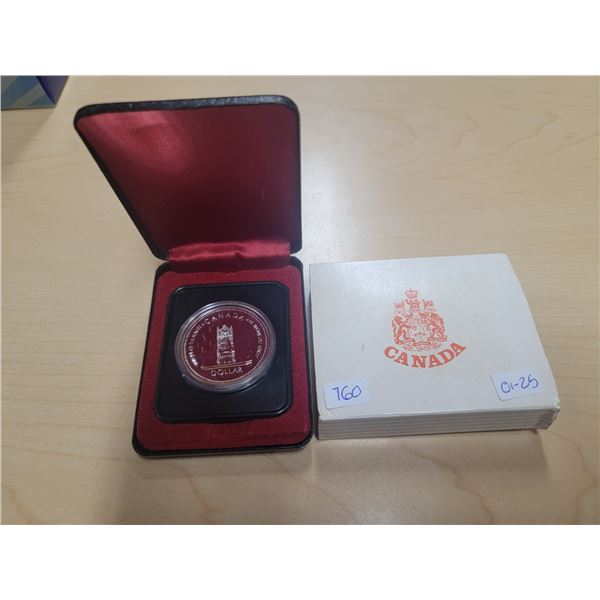 1952-1977 Canadian silver dollar