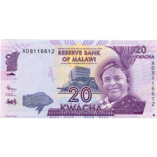 20 kwacha bill 2012
