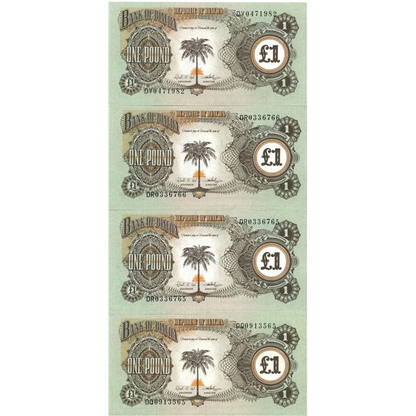 Bank of biaf 4 pound bills -