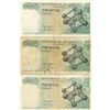 Image 2 : Beigium 1964 20 vingi francs x3