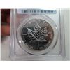 Image 2 : 1989 canadian maple leaf $5 graded coin