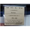 Image 3 : 1971 canadian silver ICCS $1 coin SP-66
