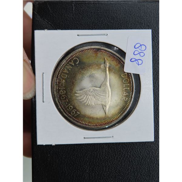 1967 canadian silver dollar