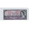 Image 1 : 1954 Canadian $10 Devil's Face bill