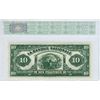 Image 2 : 1922 $10 issue Quebec National bank Specimen bill - CCC graded, Gem UNC 65