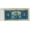 Image 2 : 1937 Bank of Canada $5 bill