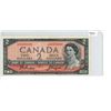 Image 1 : 1954 Canadian $2 bill - low Radar Serial #