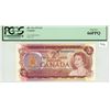 Image 1 : 1974 Canadian $2 Bill - PCGS Graded, Low Serial #, Gem New 66PPQ