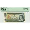 Image 1 : 1973 Canadian $1 Bill - PCGS Graded, Low Serial #, Gem New 66PPQ