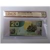 Image 1 : 2004 Canadian $20 Bill - BCS Graded, Low Serial #, VF35