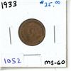 Image 1 : 1933 Canadian One Cent