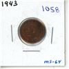 Image 1 : 1943 Canadian One Cent