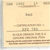 Image 3 : 1950 ICCS Graded - Canadian One Cent - MS64