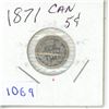 Image 1 : 1871 Canadian Five Cent