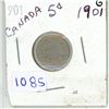 Image 1 : 1901 Canadian Five Cent