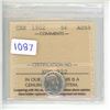 Image 1 : 1902 ICCS Graded - Canadian Five Cent - AU55