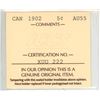 Image 3 : 1902 ICCS Graded - Canadian Five Cent - AU55