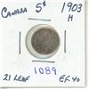 Image 1 : 1903H Canadian Five Cent
