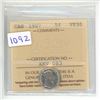 Image 1 : 1907 ICCS Graded - Canadian Five Cent - VF30