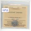 Image 1 : 1910 ICCS Graded - Canadian Five Cent - Pointed Leaves - VF30