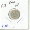 1919 Canadian Five Cent