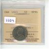 1923 ICCS Graded - Canadian Five Cent - EF40