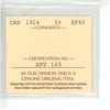 Image 3 : 1924 ICCS Graded - Canadian Five Cent - EF40