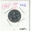 1945 Canadian Five Cent