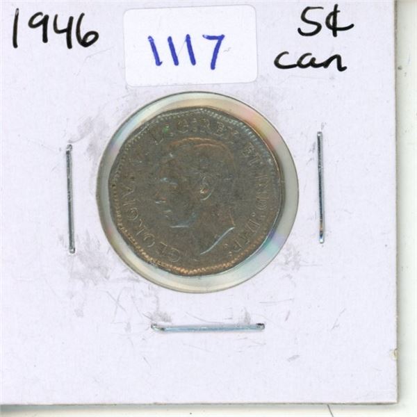 1946 Canadian Five Cent