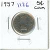 1957 Canadian Five Cent