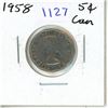 1958 Canadian Five Cent