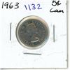 1963 Canadian Five Cent
