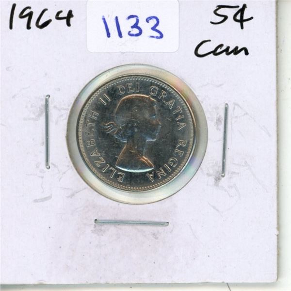 1964 Canadian Five Cent