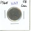 1968 Canadian Five Cent