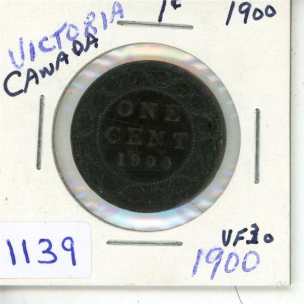 1900 Canadian Large Cent.