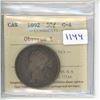 1892 ICCS Graded - Canadian Fifty Cent - Obv4 - G4