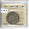 1907 ICCS Graded - Canadian Fifty Cent - G6