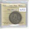 Image 1 : 1911 ICCS Graded - Canadian Fifty Cent - VG8