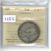Image 1 : 1914 ICCS Graded - Canadian Fifty Cent - G6
