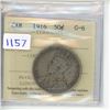 Image 1 : 1916 ICCS Graded - Canadian Fifty Cent - G6
