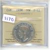 Image 1 : 1938 ICCS Graded - Canadian Fifty Cent - F12