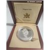 Image 3 : 2003 NIAGRA FALLS HOLOGRAPHIC - 1 OUNCE .999 FINE SILVER $20 COIN.  ROYAL CANADIAN MINT-NATURAL WOND