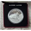 Image 2 : 2011 D-10 LOCOMOTIVE TRAIN $20 COIN - 1 OUNCE .999 FINE SILVER  ROYAL CANADIAN MINT