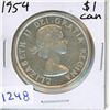 Image 1 : 1954 Canadian Silver Dollar