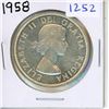 1958 Canadian Silver Dollar